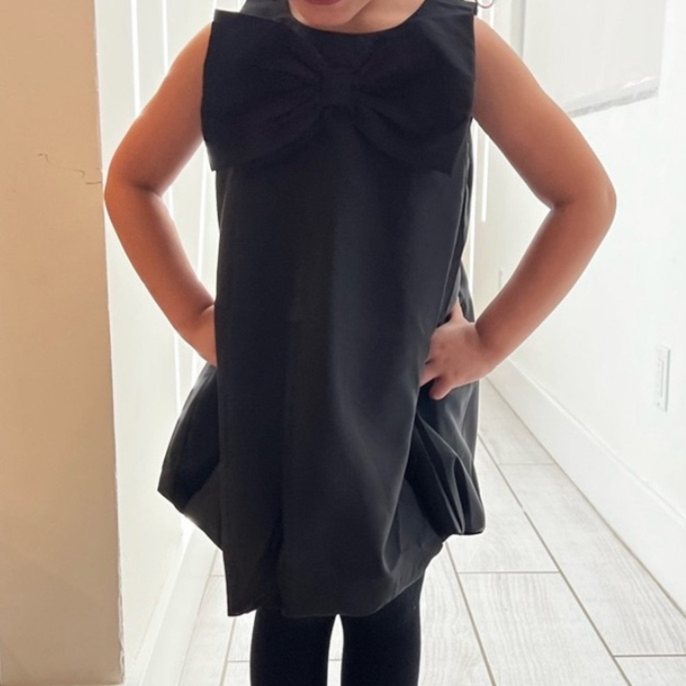 Black Bow Dress for Kids